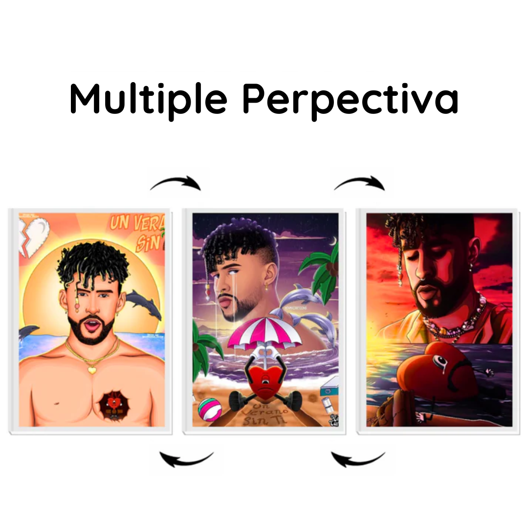 Póster Lenticular 3D: De tú artista favorito